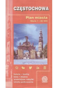 Cz�stochowa. Plan miasta