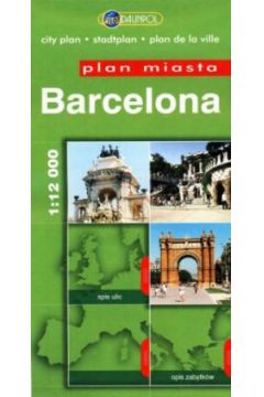 Barcelona. Plan miasta w skali 1:12 000 - praca zbiorowa