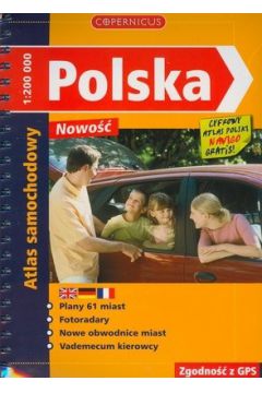 Polska. Atlas samochodowy Copernicus 1:200 000 - praca zbiorowa