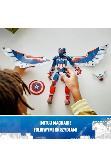 LEGO Marvel Figurka nowego Kapitana Ameryki 76296