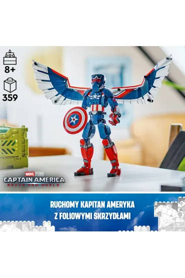LEGO Marvel Figurka nowego Kapitana Ameryki 76296
