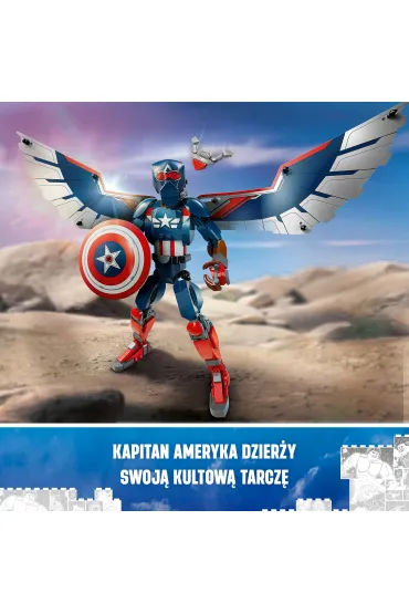 LEGO Marvel Figurka nowego Kapitana Ameryki 76296