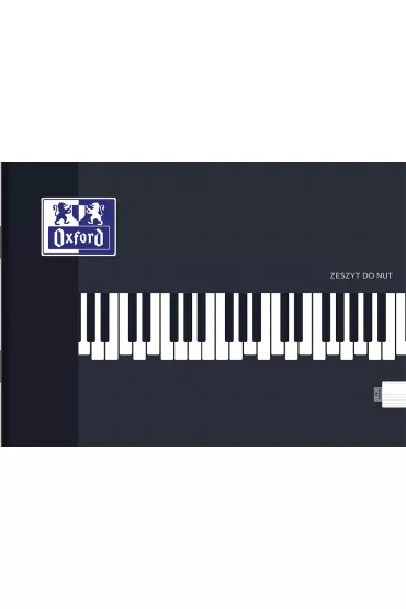 Oxford Zeszyt do nut A5 pi�ciolinia 16 kartek