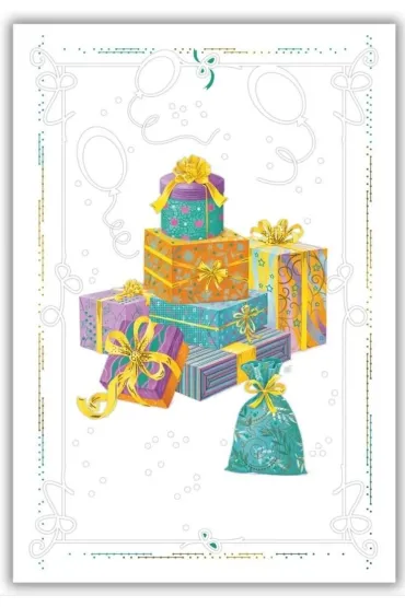 DaVinci Karnet 12x18cm + koperta Prezenty