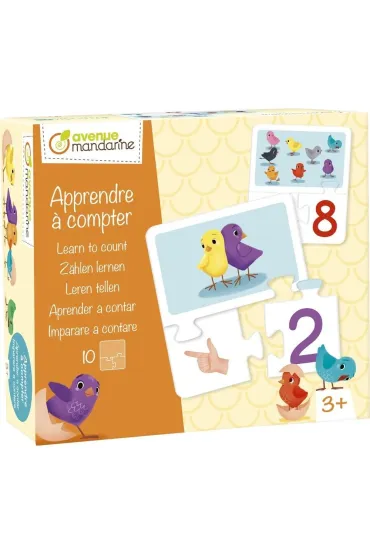 Puzzle 3 Nauka liczenia Clairefontaine