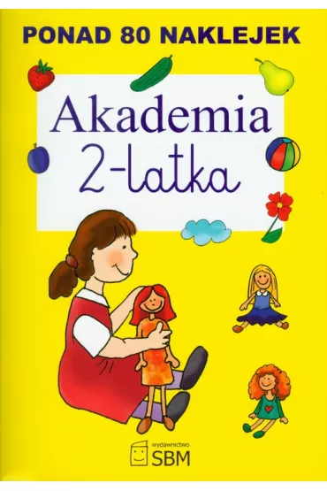 Akademia 2-latka. Ponad 80 naklejek.