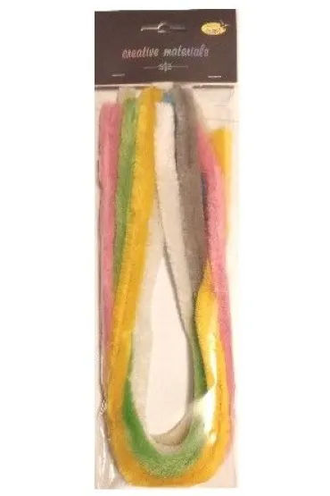 Galeria Hobby Druty chenille kolorowe pastel 15mm