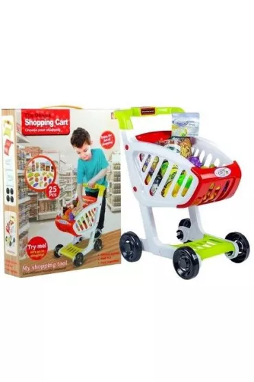 W�zek sklepowy + zakupy 25el LeanToys