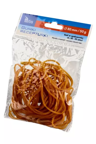Tetis Gumki recepturki 80mm, 50g