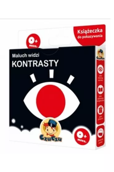 Czuczu Maluch widzi kontrasty Ksi��eczka do pokazywania 0 mies