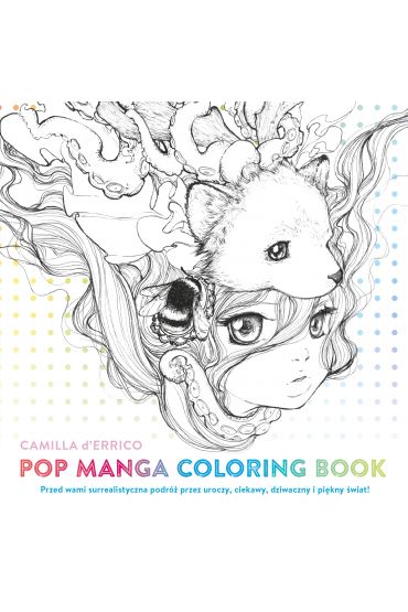 Pop manga coloring book