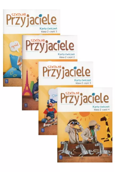 Szkolni przyjaciele. Edukacja wczesnoszkolna. Karty �wicze�. Cz�� 1-4. Klasa 2