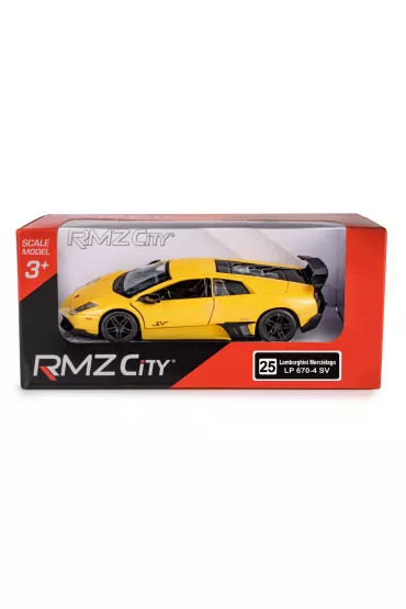 Auto osobowe metalowe 16x7x7 Lamborghini ��te DAFFI K-852 DAFI