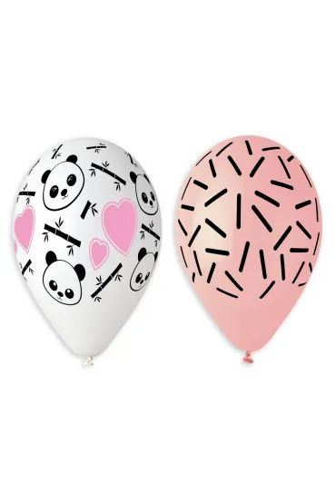 Godan Balony Premium Hel Panda i Serca 33 cm