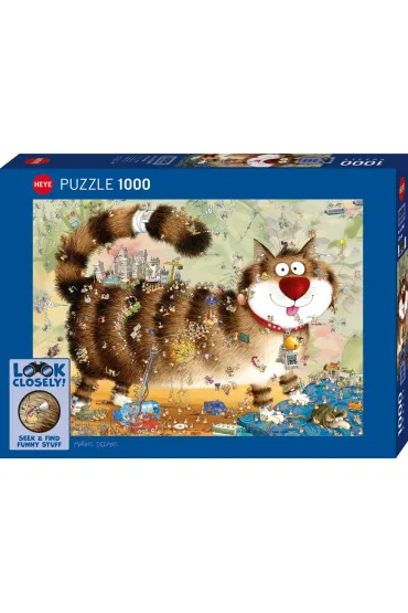 Puzzle 1000 el. Look Closely - Kot Heye