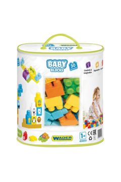 Wader Baby blocks - Torba 30 elementw