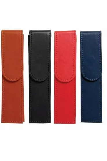Cresco Pi�rnik etui eco sk�ra na 2 d�ugopisy
