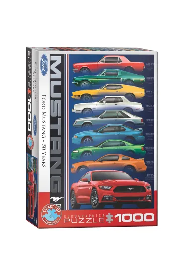 Puzzle 1000 el. Ford Mustand 50 lat Eurographics