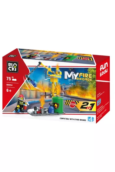 Klocki Blocki MyFireBrigade 2w1 75 elem.