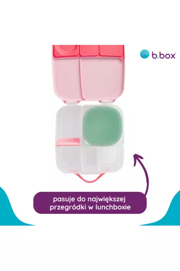 b.box Silikonowy pojemnik z pokrywk do lunchboxa Forest