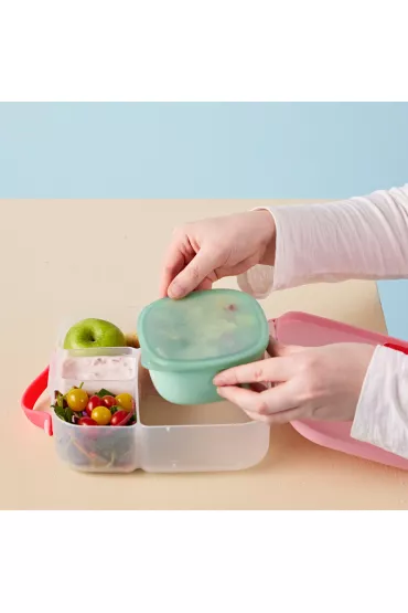 b.box Silikonowy pojemnik z pokrywk do lunchboxa Forest