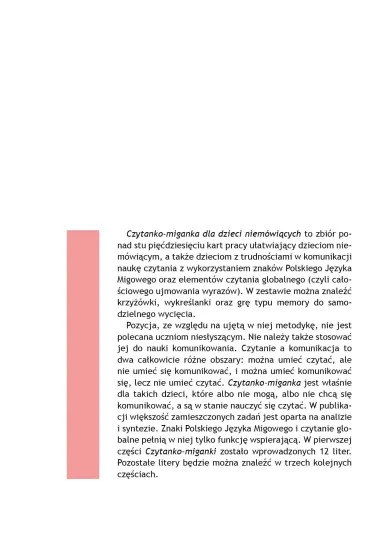 Czytanko-miganka dla dzieci niem�wi�cych. Cz�� 1 - Ewa  Barszczowska