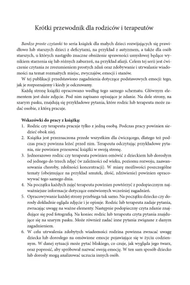 Bardzo proste czytanki dla dzieci emocje