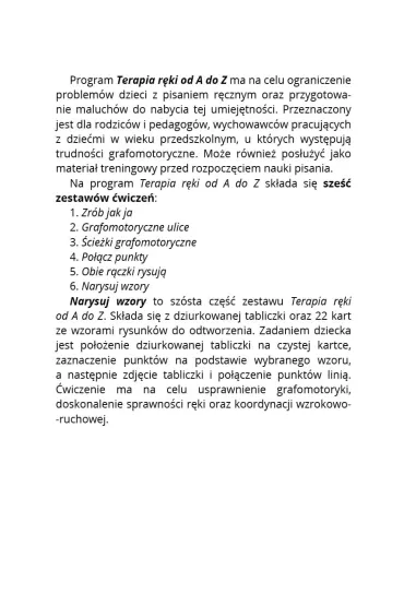 Terapia r�ki od A do Z narysuj wzory - Dariusz  Wyszy�ski, Jacek  Szmalec, Ma�gorzata  Golubska