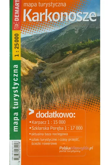 Karkonosze 1:25 000 Mapa turystyczna