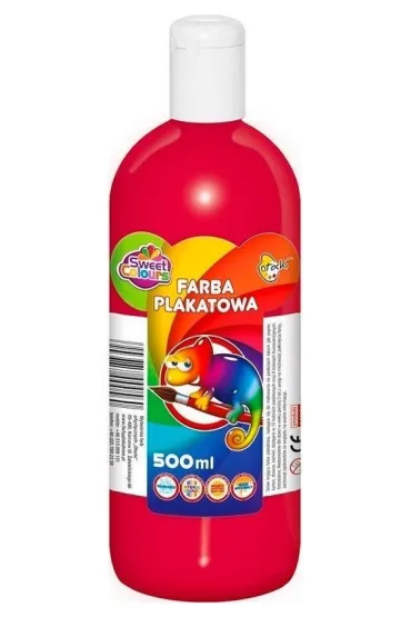 Otocki Farba plakatowa rubinowa 500 ml