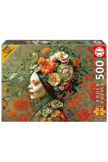 Puzzle 500 el. Kr�lowa jaszczurek Educa