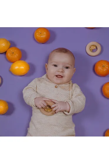 Grzechotka sensoryczna, pomara�cza Petit Boum