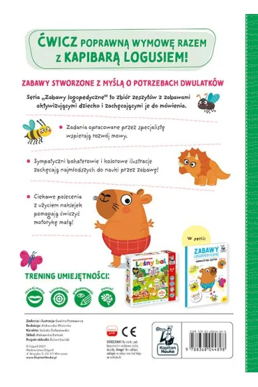 Na�laduj d�wi�ki. Kapitan Nauka. Zabawy logopedyczne. Logu� bawi si� s�owami