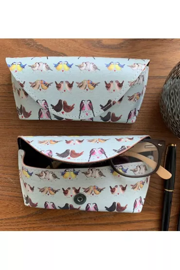 Alex Clark Etui na okulary GL12 Ptaszki
