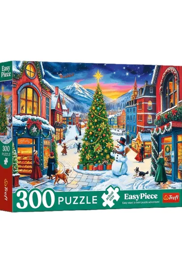 Puzzle 300 el. EasyPiece - �wi�teczne miasteczko Trefl