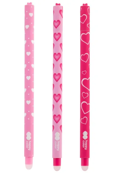 D�ugopis wymazywalny Pink Love niebieski Happy Color 0.5 mm