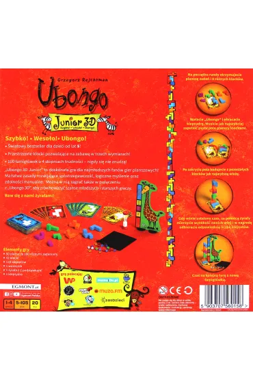 Ubongo Junior 3D Egmont - Grzegorz  Rejchtman