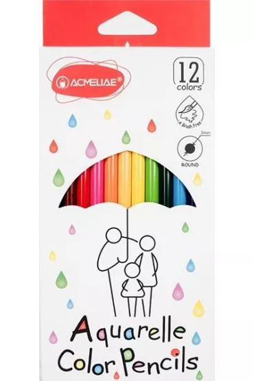 Fandy Kredki akwarelowe Acmeliae 12 szt.