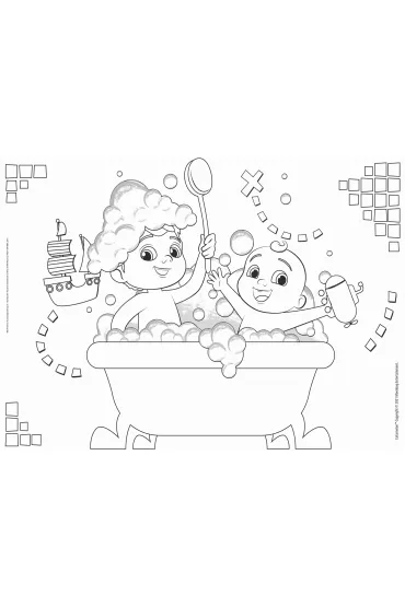 Puzzle dwustronne podogowe 2 x 12 el. Cocomelon Lisciani