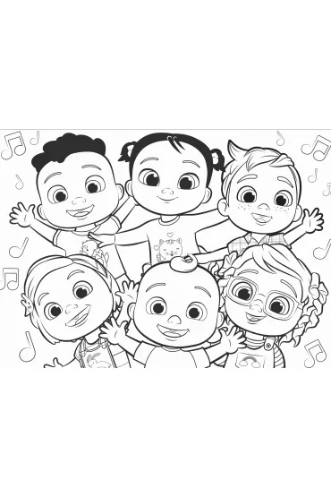 Puzzle dwustronne podogowe 2 x 12 el. Cocomelon Lisciani