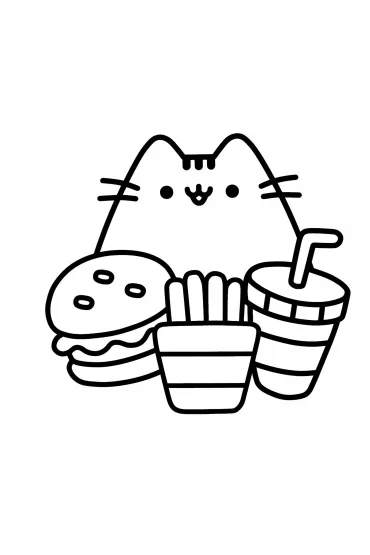 Mini Pusheen kolorowanka - Claire  Belton