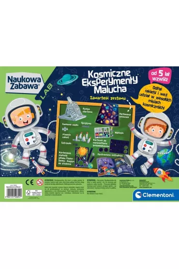 Naukowa zabawa - Kosmiczne eksperymenty malucha Clementoni