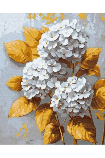Ideyka Malowanie po numerach - Z�ota hortensja 40x50cm