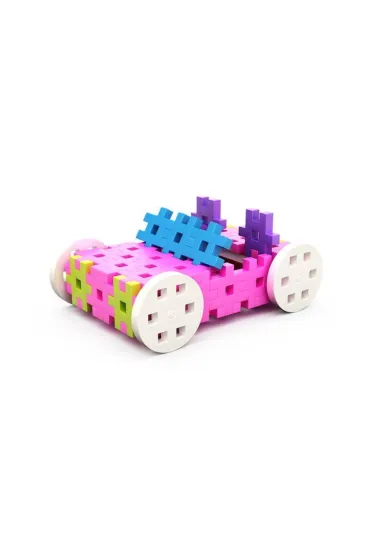 PUZZLE 1000 Klocki Meli Basic Constructor Pink Travel Box 1000 Element�w