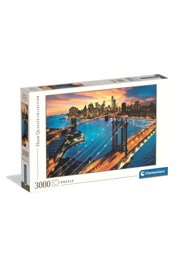 Puzzle 3000 el. High Quality Collection. New York Clementoni