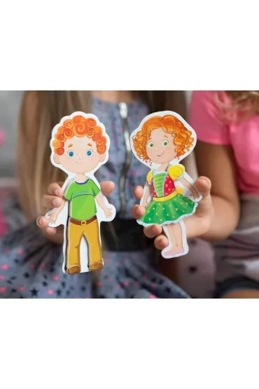 Puzzle Gra magnetyczna Snappy Dressers Ubieranka RK2110-02 Roter Kafer