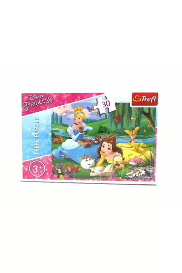 Puzzle 30 el. Bella i Kopciuszek. Ksi�niczki 18223 Trefl