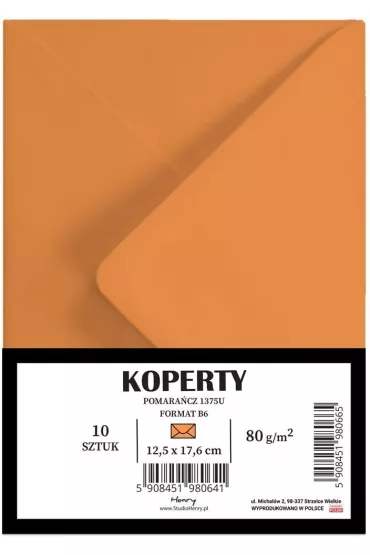 Henry Koperty B6 pomara�czowe 10 szt.