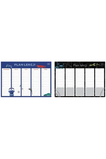 Interdruk Plan lekcji A4 Boys mix (10 szt)