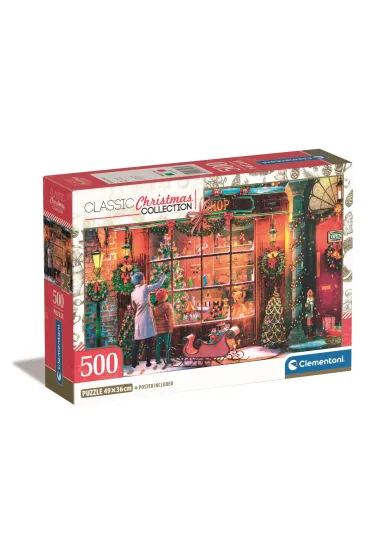 Puzzle 500 el. Compact Christmas Collection Clementoni